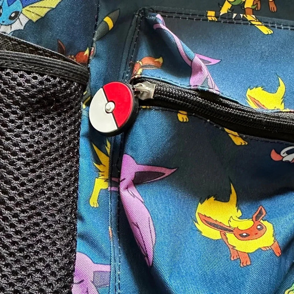 Nintendo Pokemon Gotta Catch 'Em All! Backpack Bookbag Eeveelution print 2017 - Picture 2 of 5